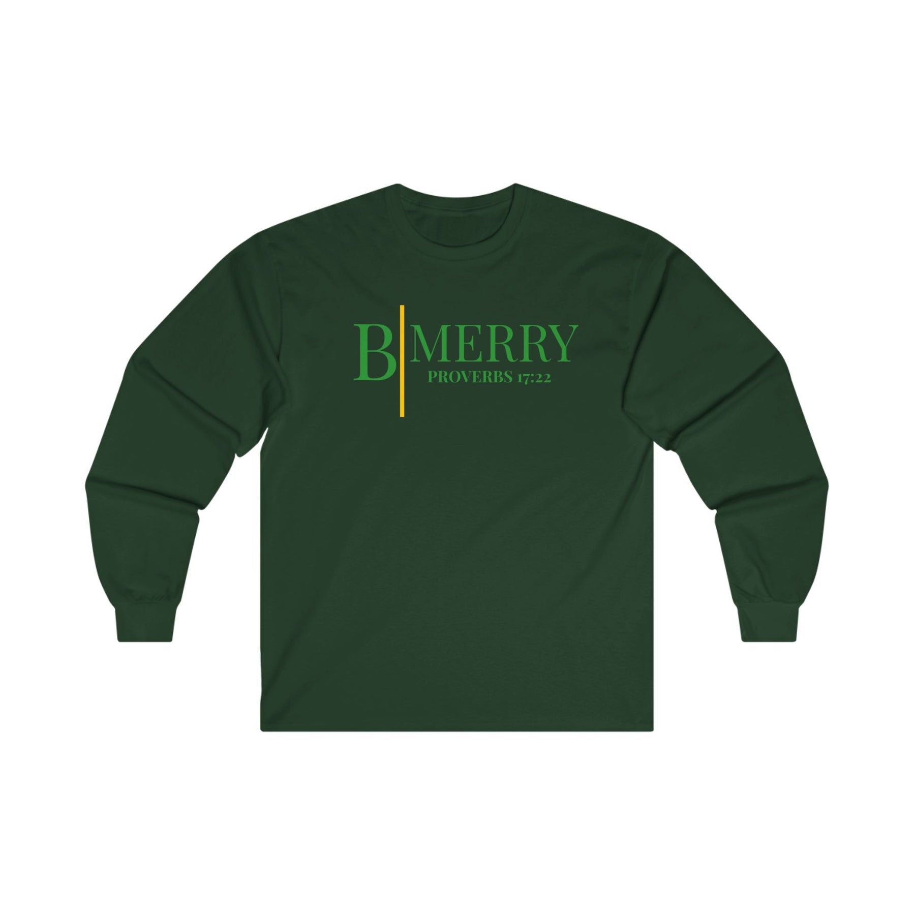 Christmas B|MERRY Long Sleeve Tee