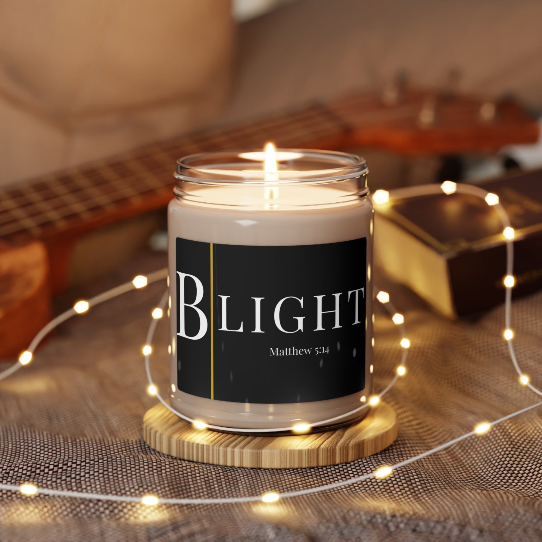 B|LIGHT Scented Soy Candle, 9oz