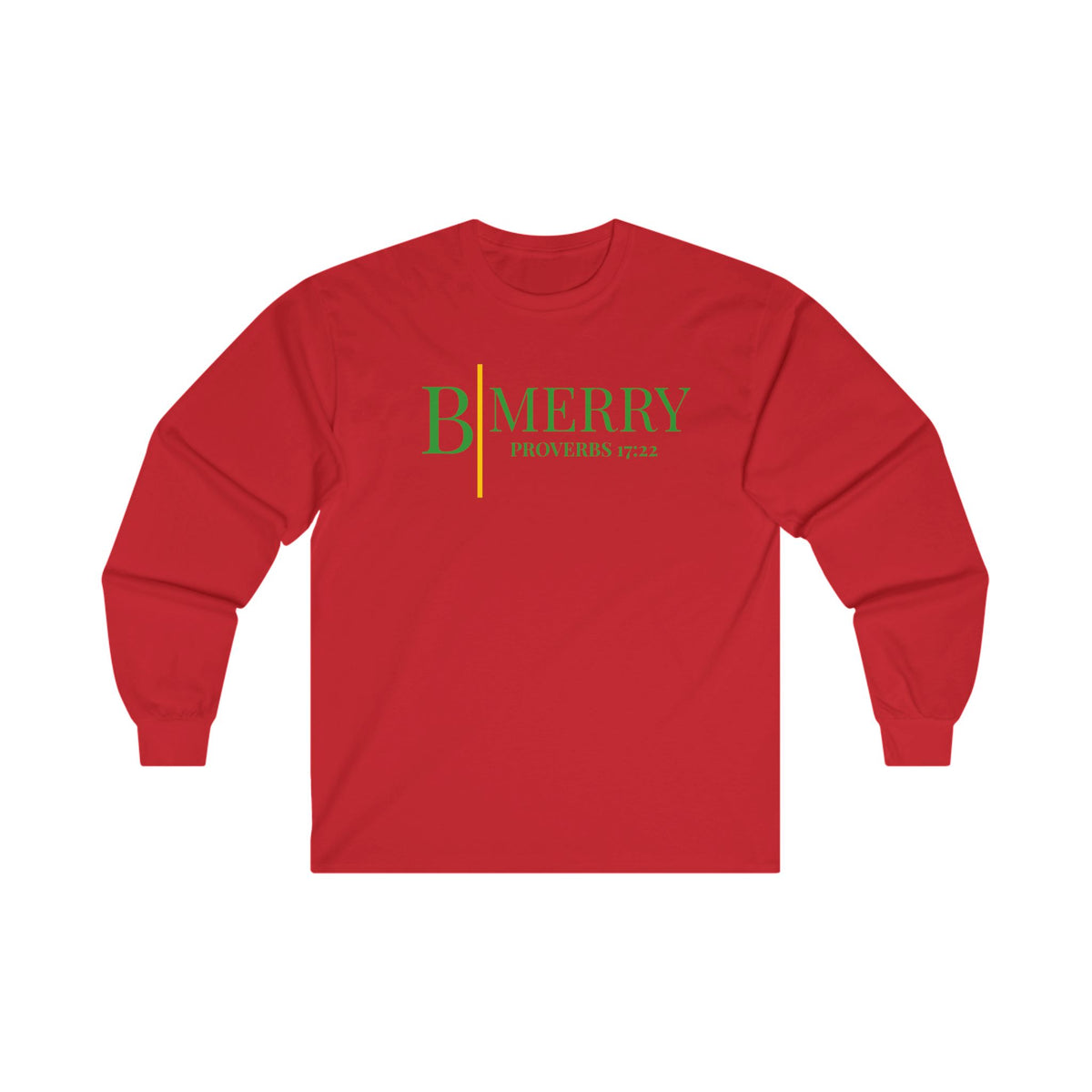 Christmas B|MERRY Long Sleeve Tee